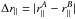 \hbox{$\Delta \rpar = |\rpar^{A}-\rpar^{B}|$}