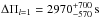 \hbox{$\Delta \Pi_{l=1} = 2970^{+700}_{-570}\,\rm s$}