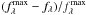 \hbox{$(f_\lambda^{\rm max}-f_\lambda)/f_\lambda^{\rm max}$}