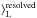 \hbox{$\rangle_\mathrm{L}^\mathrm{resolved}$}