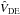 \hbox{$\hat{V}_{\rm DE}$}
