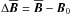 \hbox{$\Delta\meanBB=\meanBB-\BB_0$}