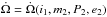 \hbox{${\dot \Omega} = {\dot \Omega} (i_1,m_2,P_2, e_2)$}