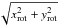 Mathematical equation: \hbox{$\sqrt{x_\mathrm{rot}^2+y_\mathrm{rot}^2}$}