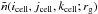 Mathematical equation: \hbox{$\tilde n (i_\mathrm{cell}, j_\mathrm{cell}, k_\mathrm{cell}; r_\mathrm{g})$}