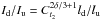 \hbox{$I_{\rm d}/I_{\rm u} = C_{t_2}^{2\delta/3 +1} l_{\rm d}/l_{\rm u}$}
