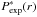 \hbox{$\pexp(r)$}