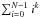 \hbox{$\sum_{i=0}^{N-1} i^k$}