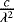$\frac{c}{\lambda^2}$