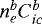 $n_e^b C_{ic}^b$