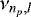 $\nu_{n_p,l}$