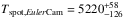 \hbox{$T_{\rm{spot, {\it Euler}Cam}} = {5220}^{+58}_{-126}$}