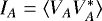 $I_A=\langle V_A V_A^*\vspace*{2pt} \rangle$
