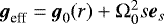 $\vg_{\textrm{eff}} = \vg_0(r)&#x002B; {\mathrm{\Omega}}_0^2s\boldsymbol{e}_{s}$
