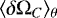 $\langle\delta {\mathrm{\Omega}}_{C}\rangle_{\theta}$