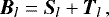 \begin{equation} {\boldsymbol{B}}_{l} = {\boldsymbol{S}}_{l} + {\boldsymbol{T}}_{l}\, , \end{equation}