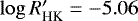 $\log R^{\prime}_{\rm HK} = -5.06$