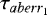 $\tau_{aberr_1}$