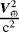 $\frac{\boldsymbol{V}_{\oplus}^2}{\textrm{c}^2}$