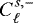 $C_{\ell}^{s,-}$