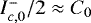 $I_{c,0}^-/2\approx C_0$