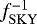 $f_{\mathrm{SKY}}^{-1}$