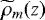 $\widetilde{\rho}_m(z)$