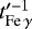 $t&#x0027;^{-1}_{\textrm{Fe} \, \gamma}$