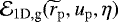 $\mathcal{E}_{1\textrm{D},\textrm{g}}(\widetilde{r}_{\mathrm{p}},u_{\mathrm{p}},\eta)$