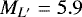 $M_{L&#x0027;}=5.9$