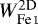 $W_{\mathrm{\ion{Fe}{i}}}^{\mathrm{2D}}$