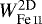 $W^{\mathrm{2D}}_{\ion{Fe}{ii}}$