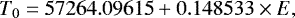 $T_0 = 57264.09615 + 0.148533 \times E,$