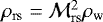 Mathematical equation: $\rho_{\mathrm{rs}}={\cal M}^2_{\mathrm{rs}}\rho_{\mathrm w}$