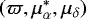 Mathematical equation: $(\varpi, \mu_{\alpha}^*, \mu_{\delta})$