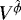 Mathematical equation: $V^{\hat{\phi}}$