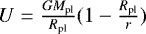 Mathematical equation: $\chi = 4.45\times10^4(\frac{T}{1000})^{0.7}$