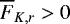 Mathematical equation: $\overline{F}_{K,r} >0$