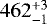 Mathematical equation: $462^{+3}_{-1}$