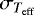 Mathematical equation: $\sigma_{T_{\textrm{eff}}}$