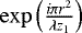 Mathematical equation: $\exp \left(\frac{i \pi r^2}{\lambda z_1} \right)$