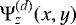 Mathematical equation: $\mathrm{\Psi}^{(d)}_{z}(x,y)$