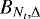 Mathematical equation: $B_{N_{t},\mathrm{\Delta}}$