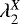 Mathematical equation: $\lambda_{2}^{X}$
