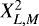 Mathematical equation: $X^2_{L,M}$