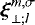 Mathematical equation: $ \boldsymbol{\xi}_{\perp ; l}^{m,\sigma} $