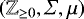 Mathematical equation: $(\mathbb{Z}_{\geq 0}, \Sigma, \mu)$