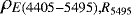 Mathematical equation: $\rho_{E(4405-5495),R_{5495}}$
