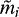 Mathematical equation: $\tilde{m}_i$