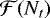 Mathematical equation: ${\mathcal{F}}(N_t)$